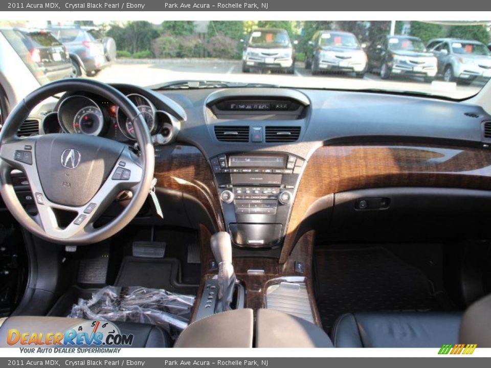 2011 Acura MDX Crystal Black Pearl / Ebony Photo #14