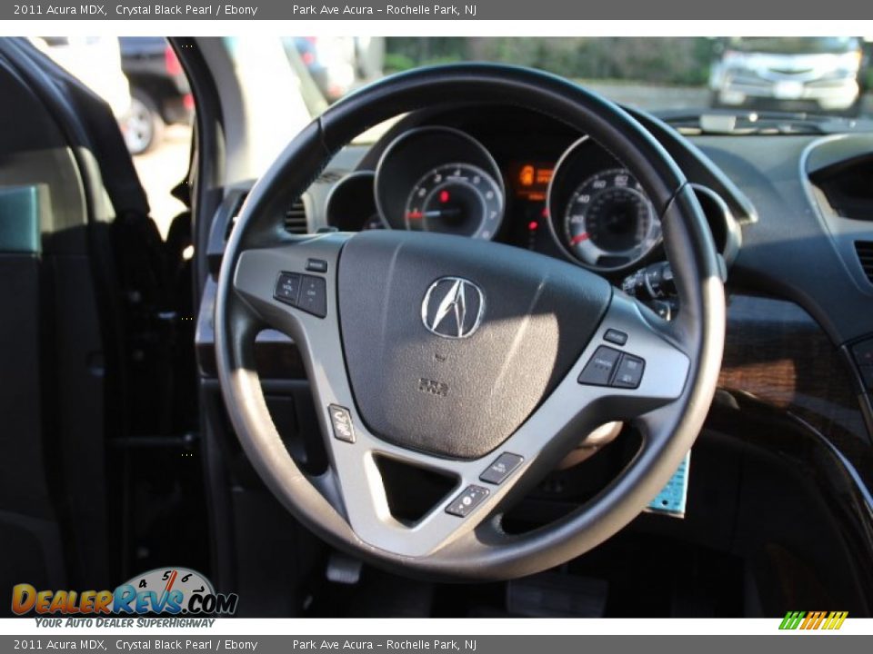 2011 Acura MDX Crystal Black Pearl / Ebony Photo #17