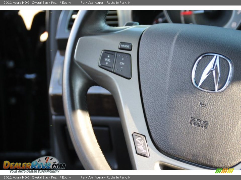 2011 Acura MDX Crystal Black Pearl / Ebony Photo #18