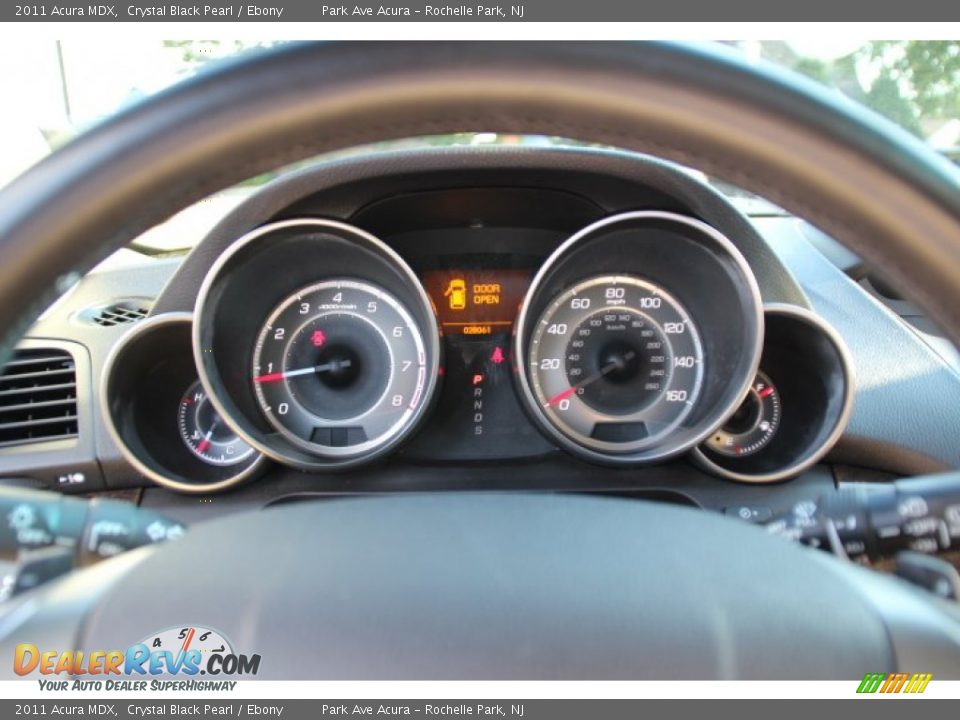 2011 Acura MDX Crystal Black Pearl / Ebony Photo #20