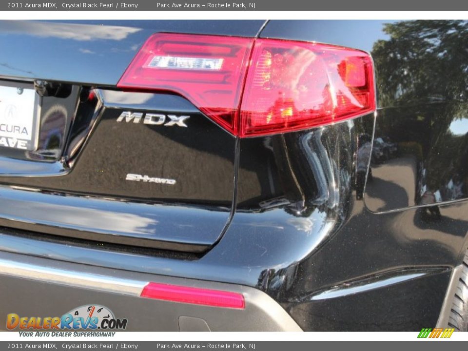 2011 Acura MDX Crystal Black Pearl / Ebony Photo #22