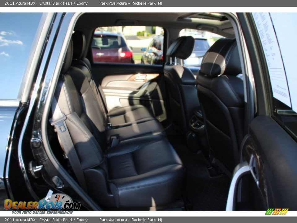 2011 Acura MDX Crystal Black Pearl / Ebony Photo #24