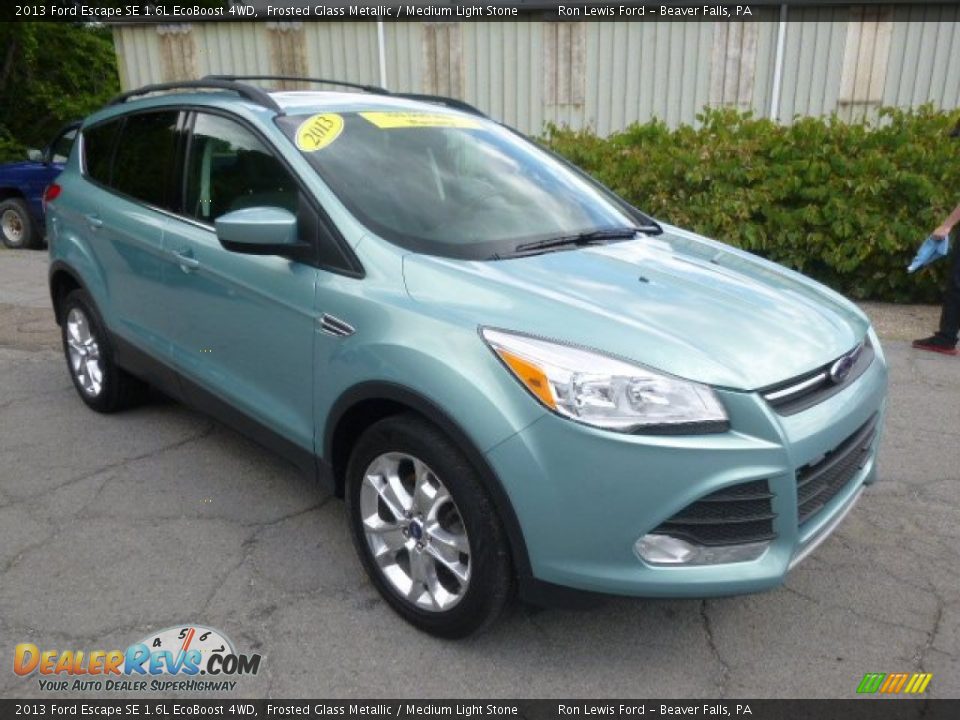 2013 Ford Escape SE 1.6L EcoBoost 4WD Frosted Glass Metallic / Medium Light Stone Photo #2