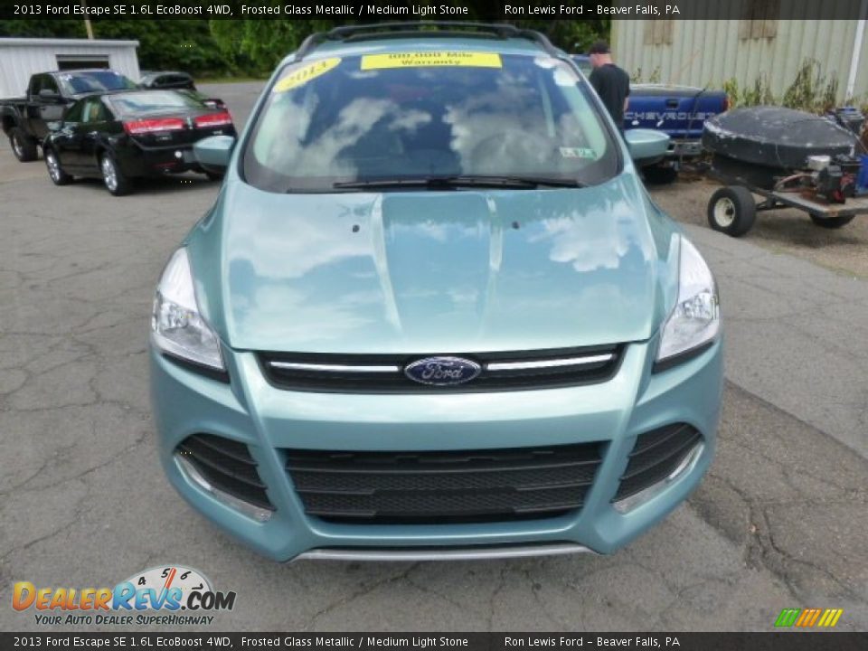 2013 Ford Escape SE 1.6L EcoBoost 4WD Frosted Glass Metallic / Medium Light Stone Photo #3