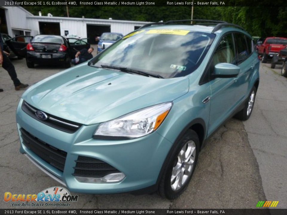 2013 Ford Escape SE 1.6L EcoBoost 4WD Frosted Glass Metallic / Medium Light Stone Photo #4