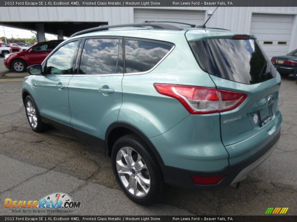 2013 Ford Escape SE 1.6L EcoBoost 4WD Frosted Glass Metallic / Medium Light Stone Photo #6