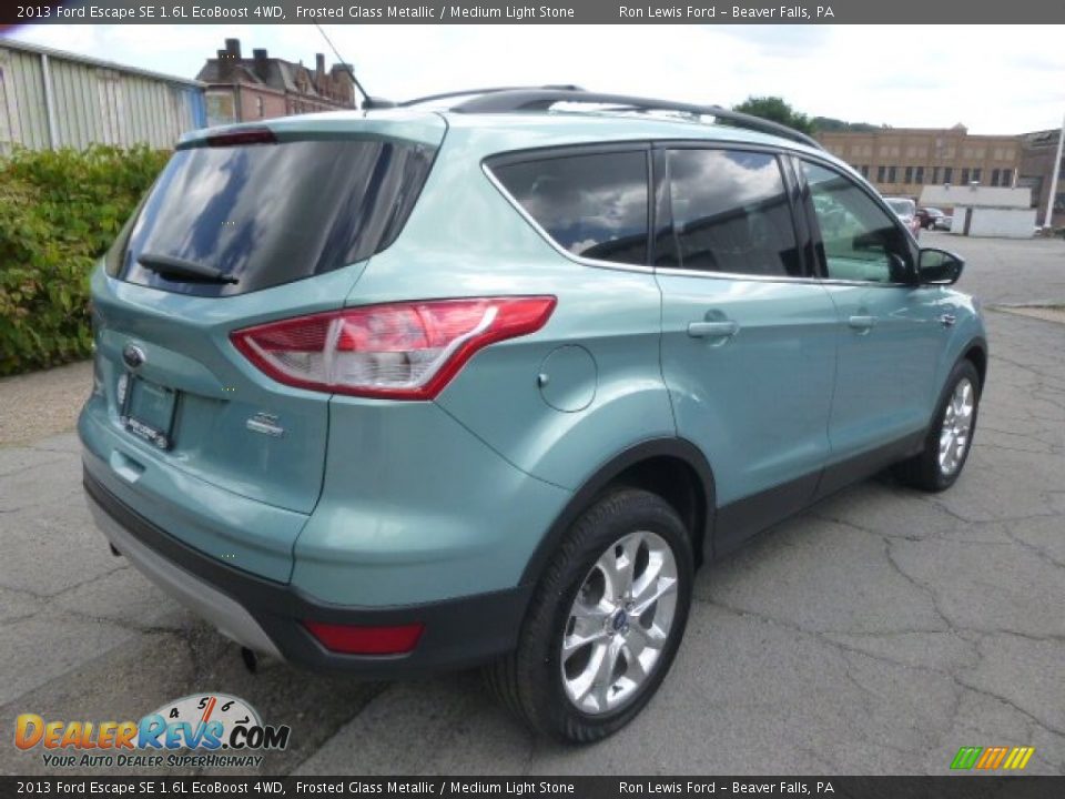 2013 Ford Escape SE 1.6L EcoBoost 4WD Frosted Glass Metallic / Medium Light Stone Photo #8