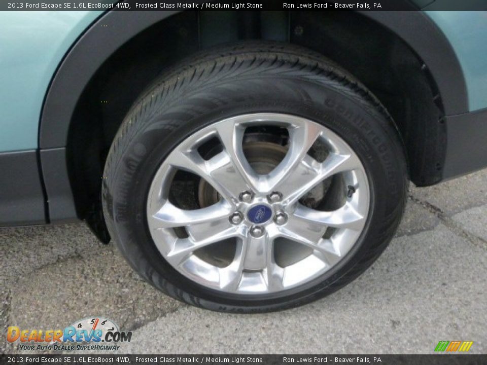 2013 Ford Escape SE 1.6L EcoBoost 4WD Frosted Glass Metallic / Medium Light Stone Photo #9