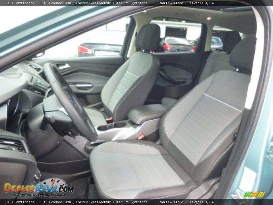 2013 Ford Escape SE 1.6L EcoBoost 4WD Frosted Glass Metallic / Medium Light Stone Photo #10