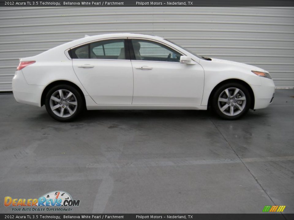 2012 Acura TL 3.5 Technology Bellanova White Pearl / Parchment Photo #3