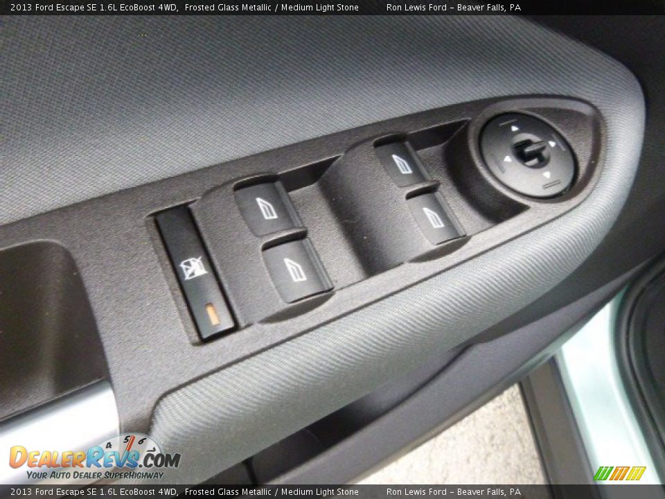 2013 Ford Escape SE 1.6L EcoBoost 4WD Frosted Glass Metallic / Medium Light Stone Photo #13