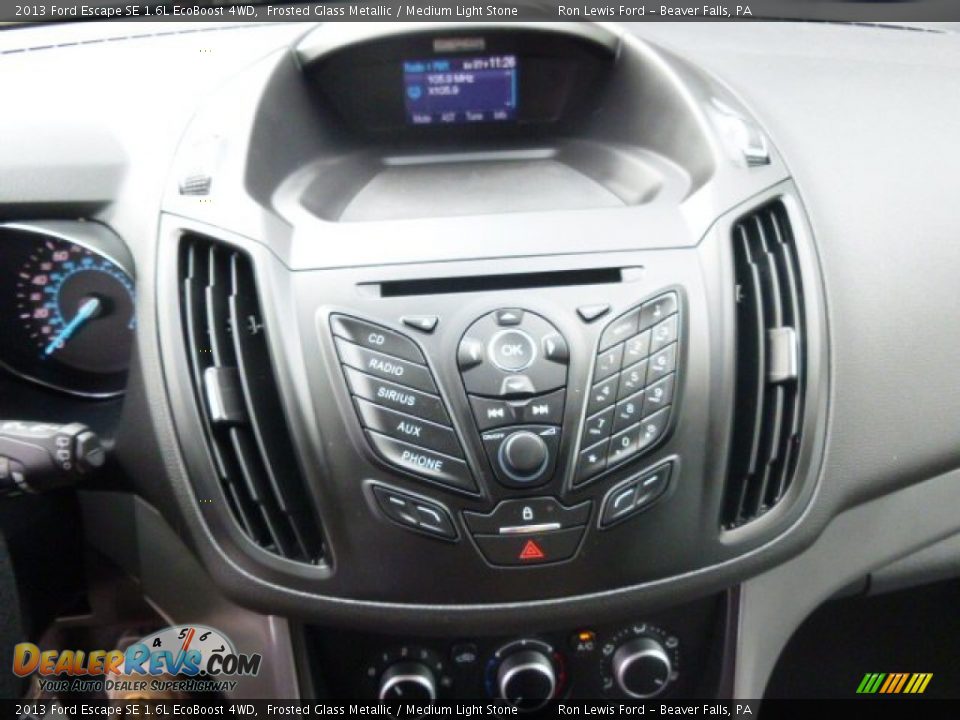 2013 Ford Escape SE 1.6L EcoBoost 4WD Frosted Glass Metallic / Medium Light Stone Photo #15