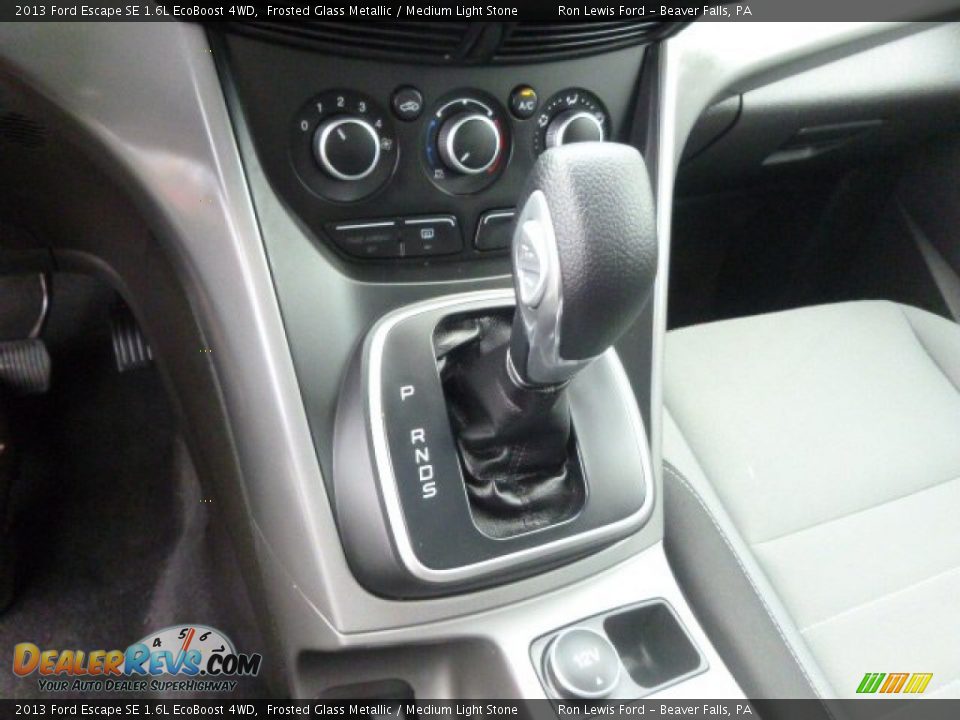 2013 Ford Escape SE 1.6L EcoBoost 4WD Frosted Glass Metallic / Medium Light Stone Photo #16