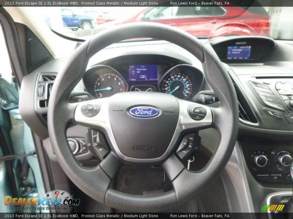 2013 Ford Escape SE 1.6L EcoBoost 4WD Frosted Glass Metallic / Medium Light Stone Photo #18
