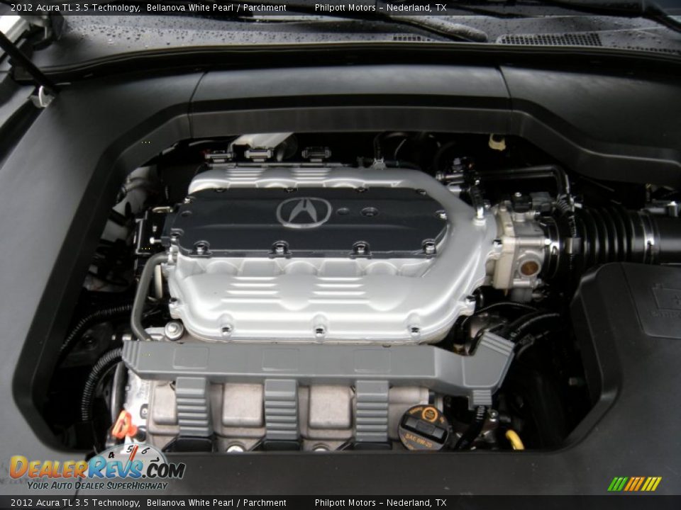 2012 Acura TL 3.5 Technology Bellanova White Pearl / Parchment Photo #21