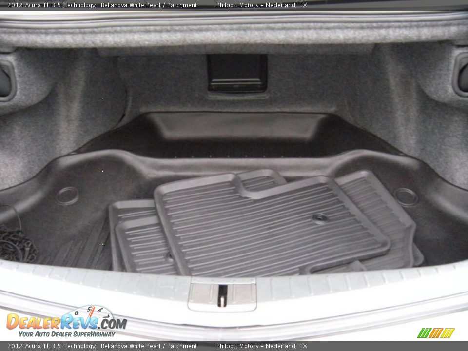 2012 Acura TL 3.5 Technology Bellanova White Pearl / Parchment Photo #27