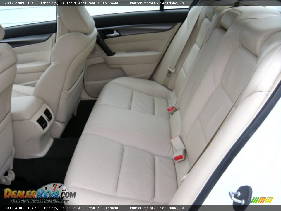 2012 Acura TL 3.5 Technology Bellanova White Pearl / Parchment Photo #29
