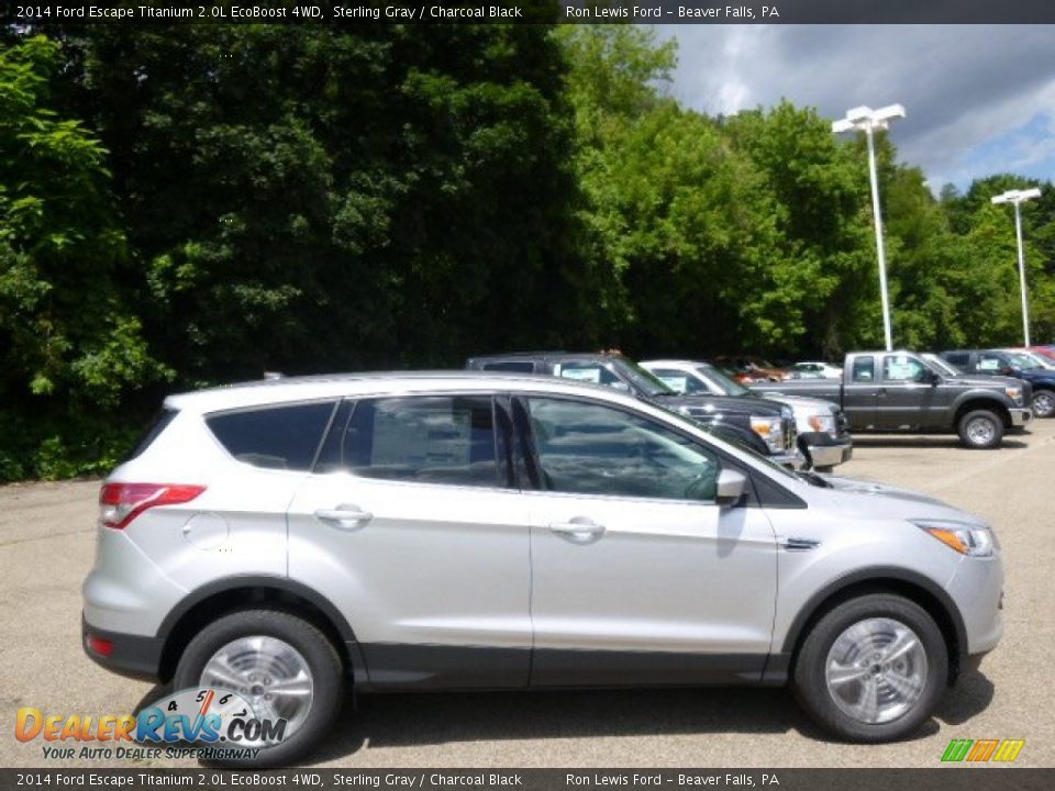 2014 Ford Escape Titanium 2.0L EcoBoost 4WD Sterling Gray / Charcoal Black Photo #1