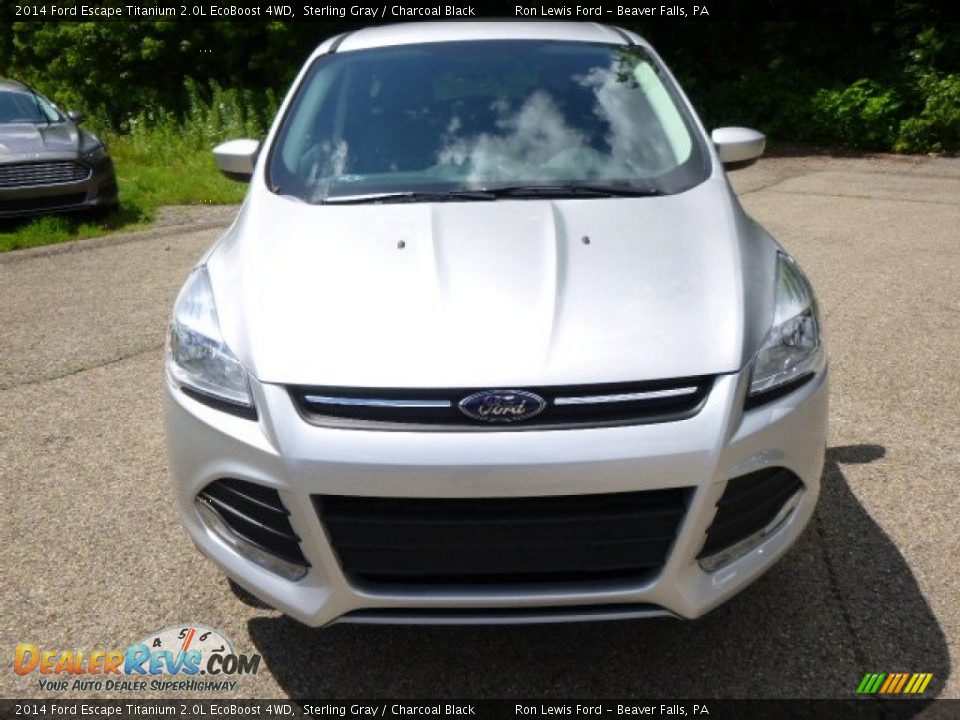 2014 Ford Escape Titanium 2.0L EcoBoost 4WD Sterling Gray / Charcoal Black Photo #3