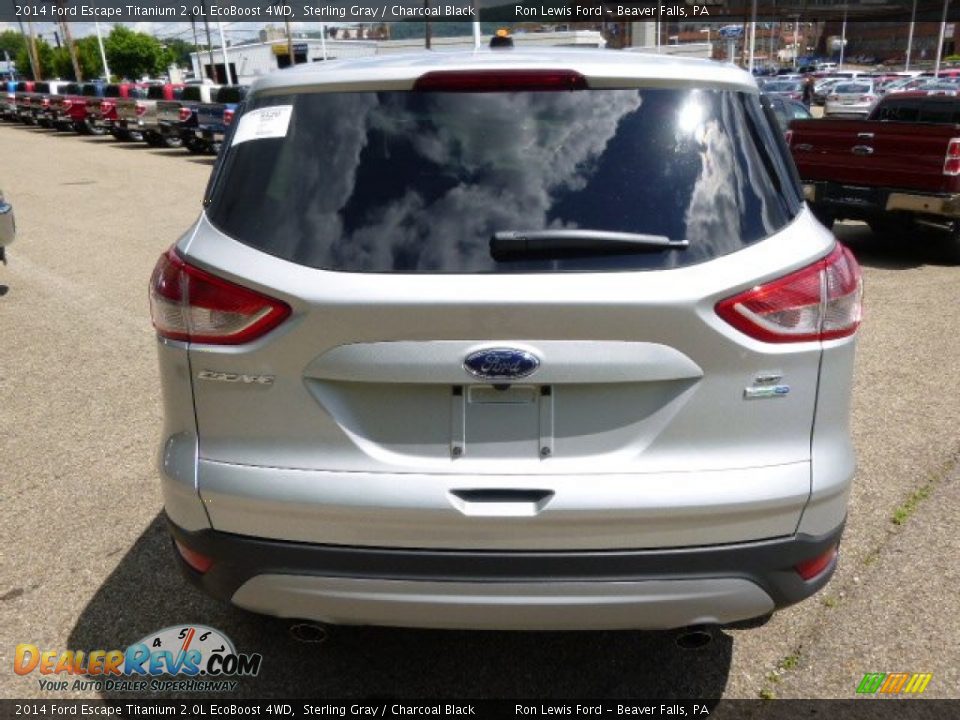 2014 Ford Escape Titanium 2.0L EcoBoost 4WD Sterling Gray / Charcoal Black Photo #7
