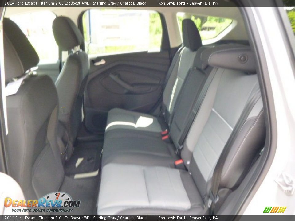2014 Ford Escape Titanium 2.0L EcoBoost 4WD Sterling Gray / Charcoal Black Photo #12