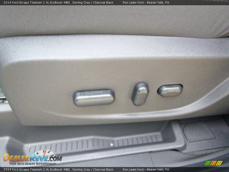 2014 Ford Escape Titanium 2.0L EcoBoost 4WD Sterling Gray / Charcoal Black Photo #15