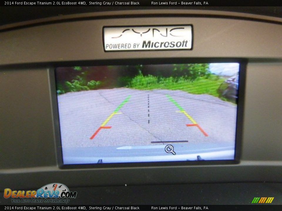 2014 Ford Escape Titanium 2.0L EcoBoost 4WD Sterling Gray / Charcoal Black Photo #17