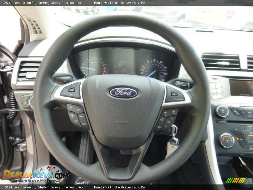 2014 Ford Fusion SE Sterling Gray / Charcoal Black Photo #19