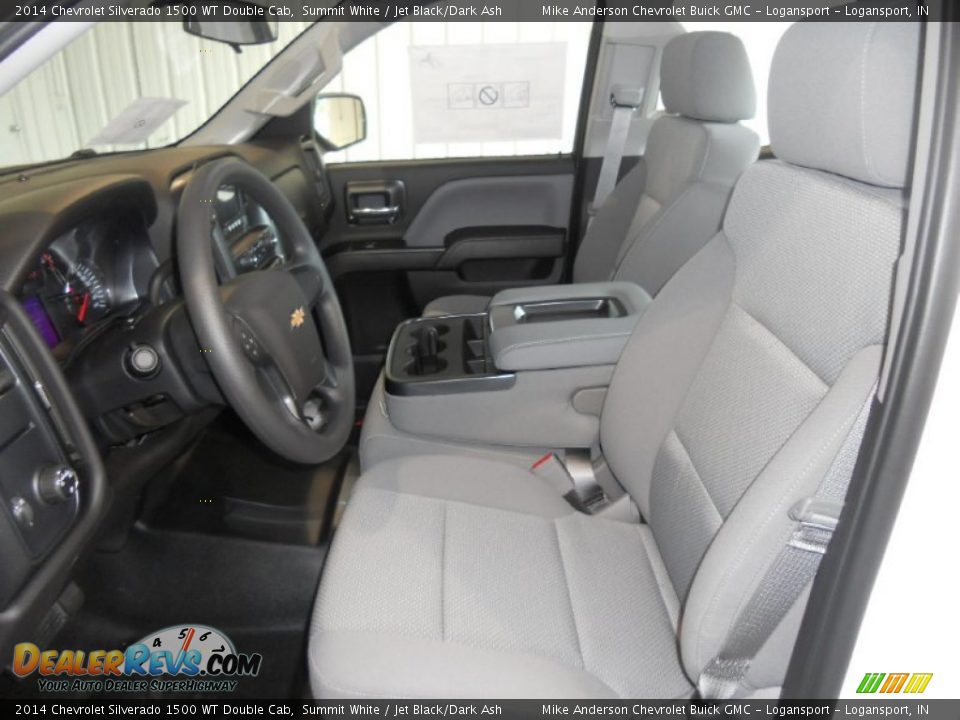 2014 Chevrolet Silverado 1500 WT Double Cab Summit White / Jet Black/Dark Ash Photo #5