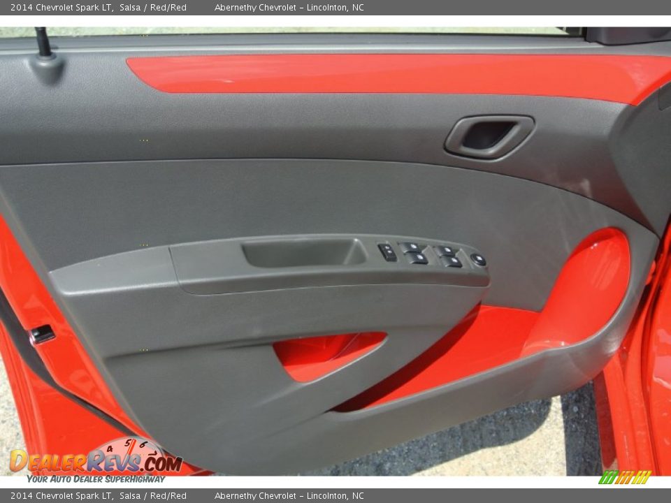 2014 Chevrolet Spark LT Salsa / Red/Red Photo #9