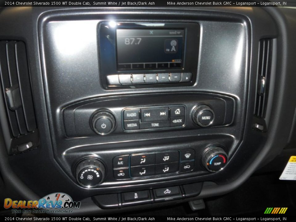 2014 Chevrolet Silverado 1500 WT Double Cab Summit White / Jet Black/Dark Ash Photo #7