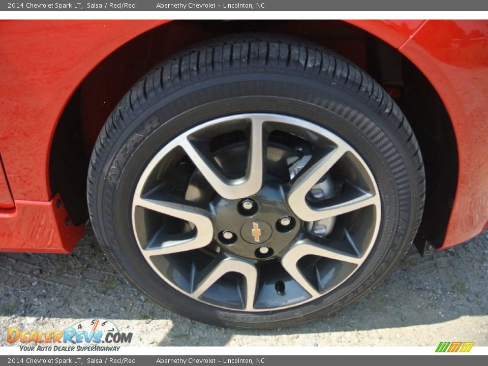 2014 Chevrolet Spark LT Salsa / Red/Red Photo #20
