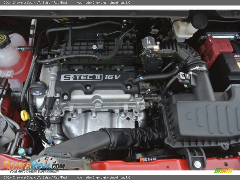 2014 Chevrolet Spark LT Salsa / Red/Red Photo #21