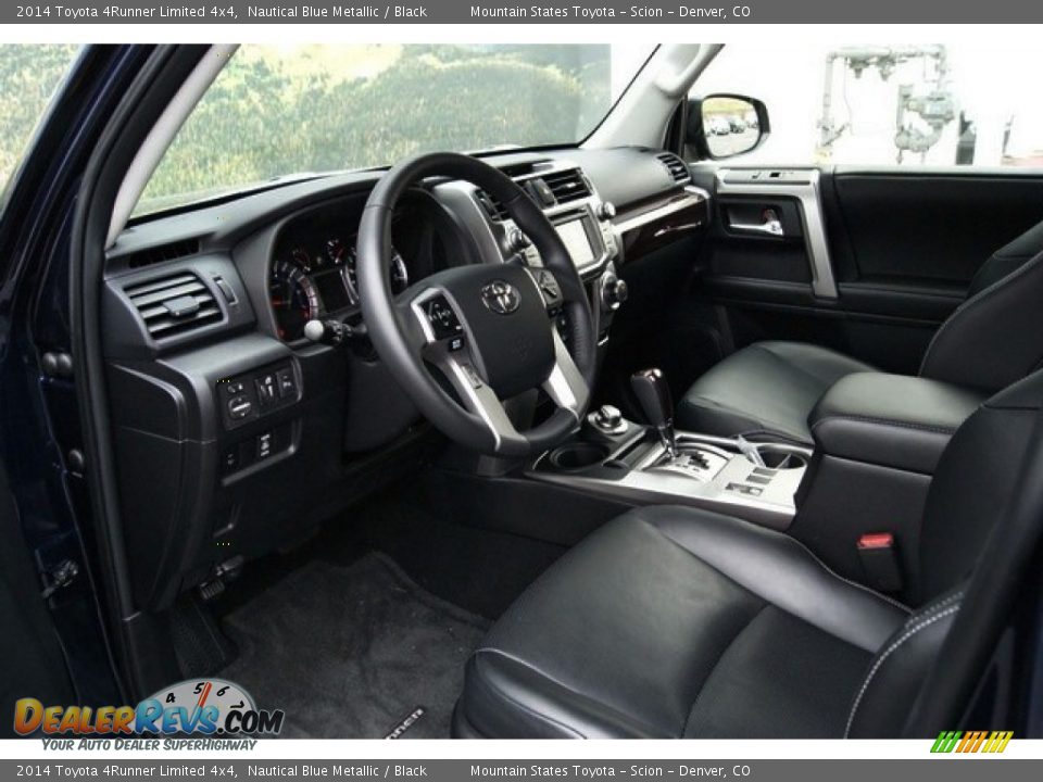 Black Interior - 2014 Toyota 4Runner Limited 4x4 Photo #5