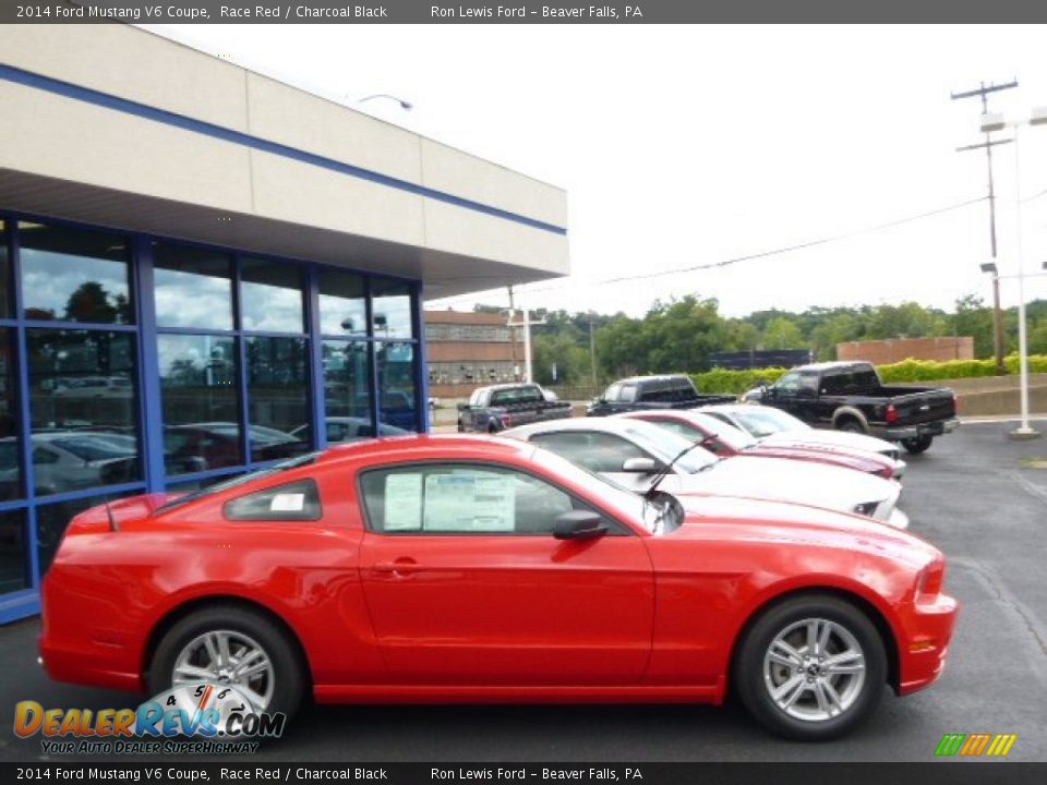 2014 Ford Mustang V6 Coupe Race Red / Charcoal Black Photo #1