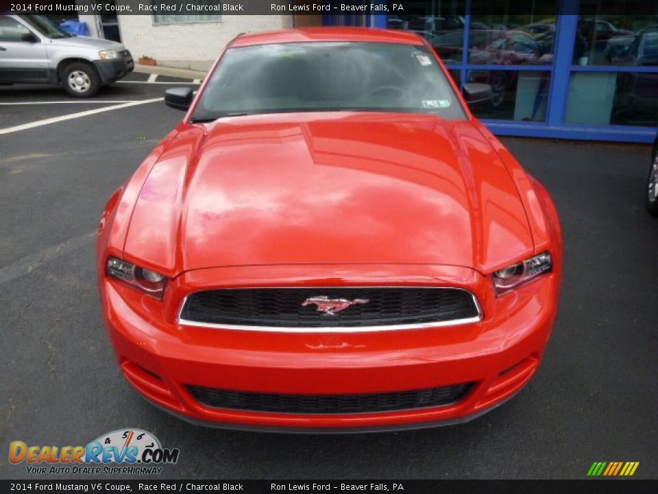2014 Ford Mustang V6 Coupe Race Red / Charcoal Black Photo #3