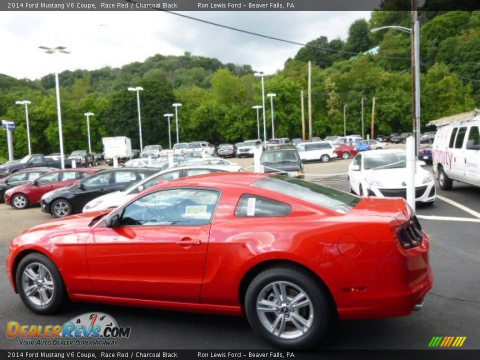 2014 Ford Mustang V6 Coupe Race Red / Charcoal Black Photo #5