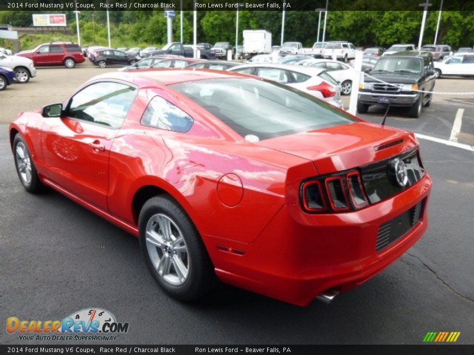 2014 Ford Mustang V6 Coupe Race Red / Charcoal Black Photo #6