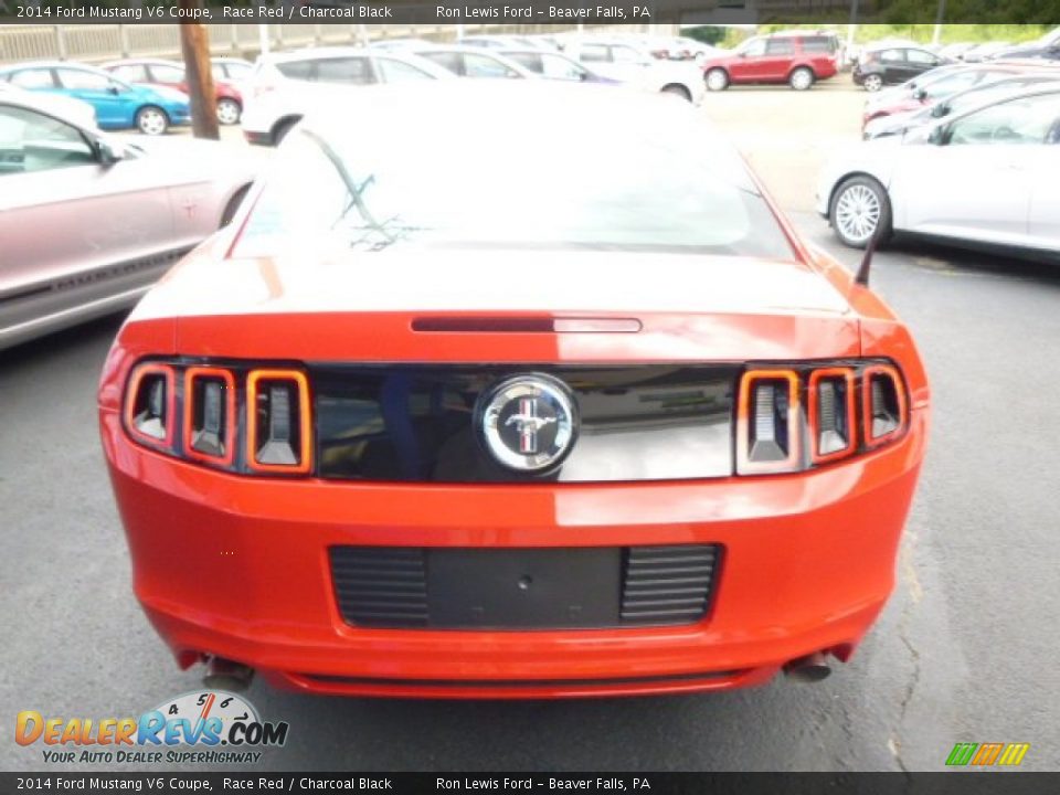 2014 Ford Mustang V6 Coupe Race Red / Charcoal Black Photo #7