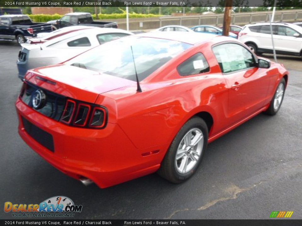 2014 Ford Mustang V6 Coupe Race Red / Charcoal Black Photo #8