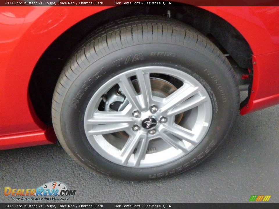 2014 Ford Mustang V6 Coupe Race Red / Charcoal Black Photo #9