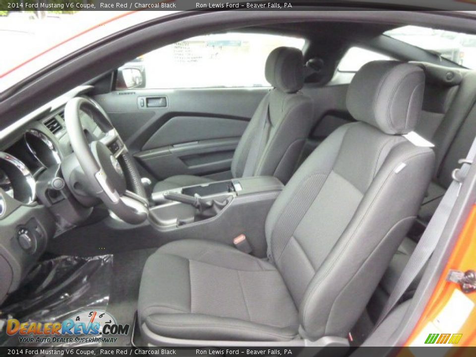 2014 Ford Mustang V6 Coupe Race Red / Charcoal Black Photo #10