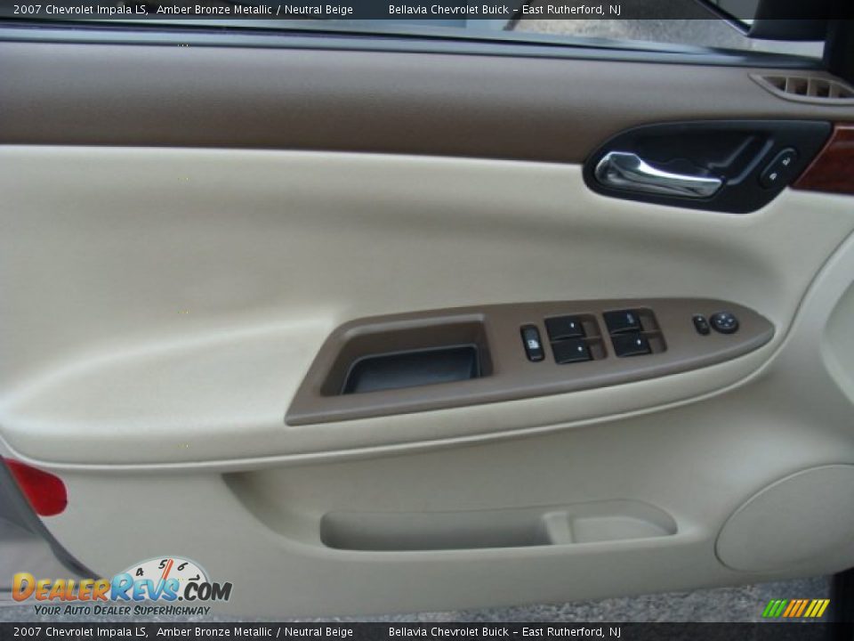 2007 Chevrolet Impala LS Amber Bronze Metallic / Neutral Beige Photo #6