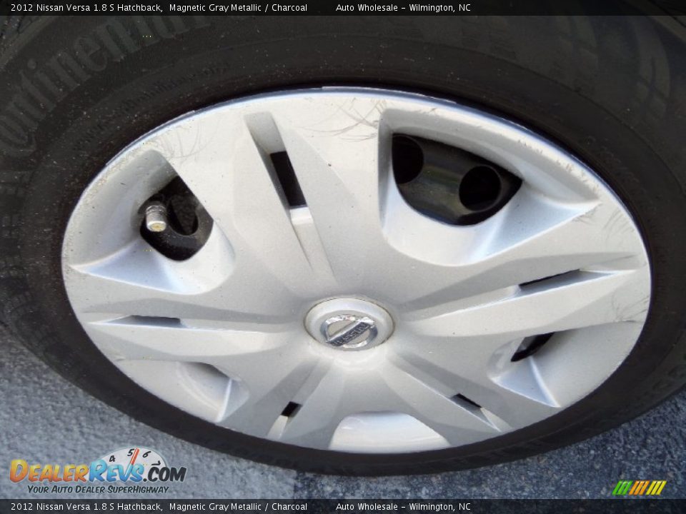 2012 Nissan Versa 1.8 S Hatchback Magnetic Gray Metallic / Charcoal Photo #7
