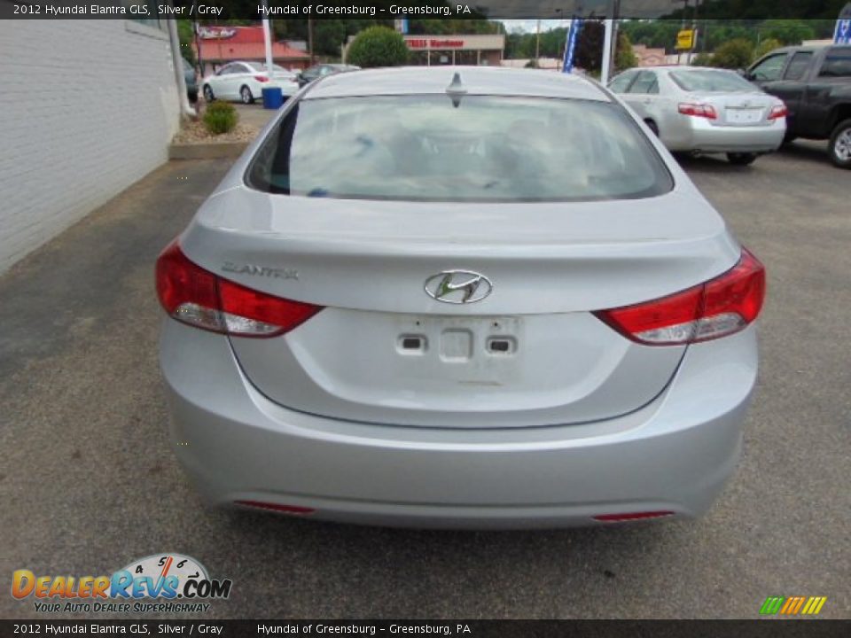 2012 Hyundai Elantra GLS Silver / Gray Photo #8