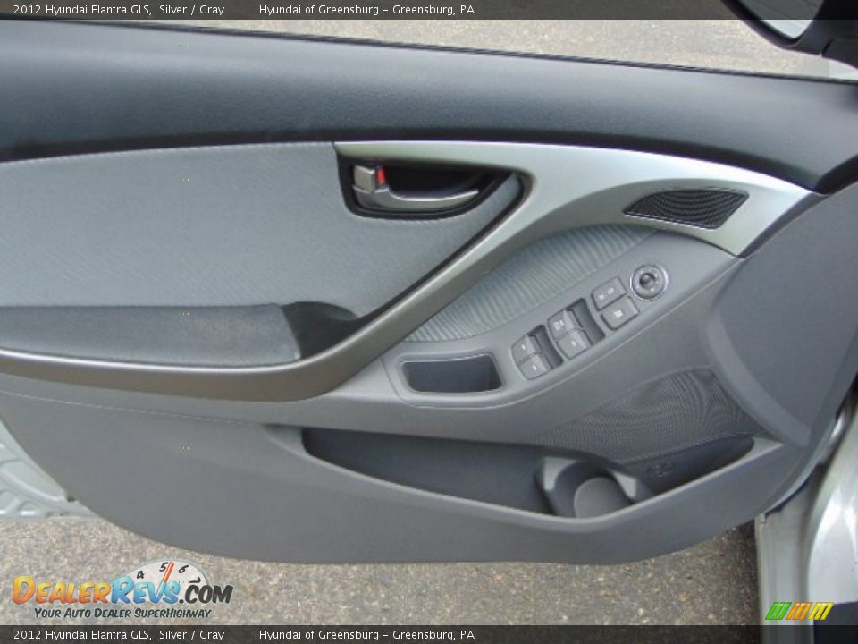 2012 Hyundai Elantra GLS Silver / Gray Photo #10