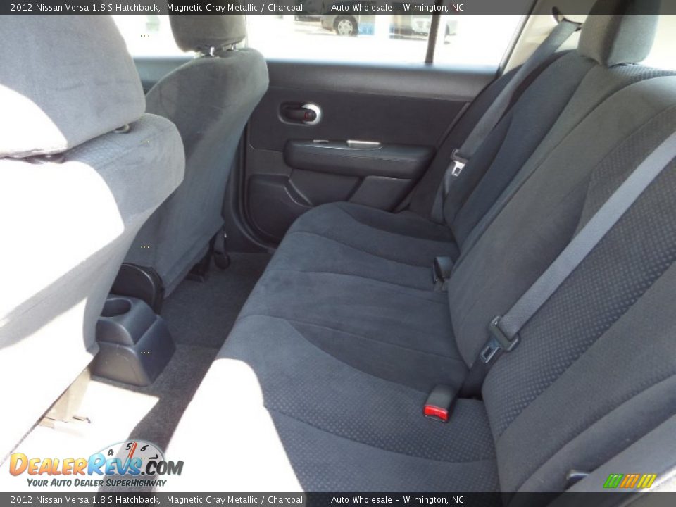 2012 Nissan Versa 1.8 S Hatchback Magnetic Gray Metallic / Charcoal Photo #12