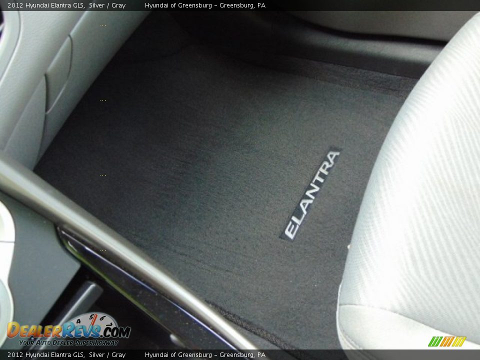 2012 Hyundai Elantra GLS Silver / Gray Photo #18