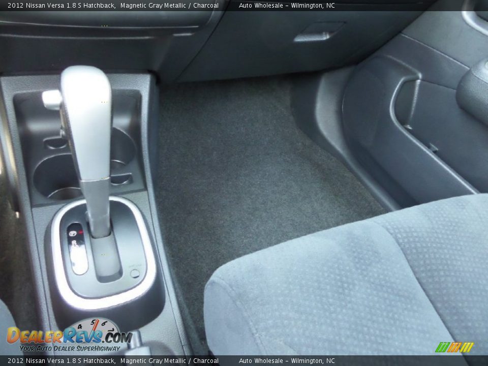 2012 Nissan Versa 1.8 S Hatchback Magnetic Gray Metallic / Charcoal Photo #19