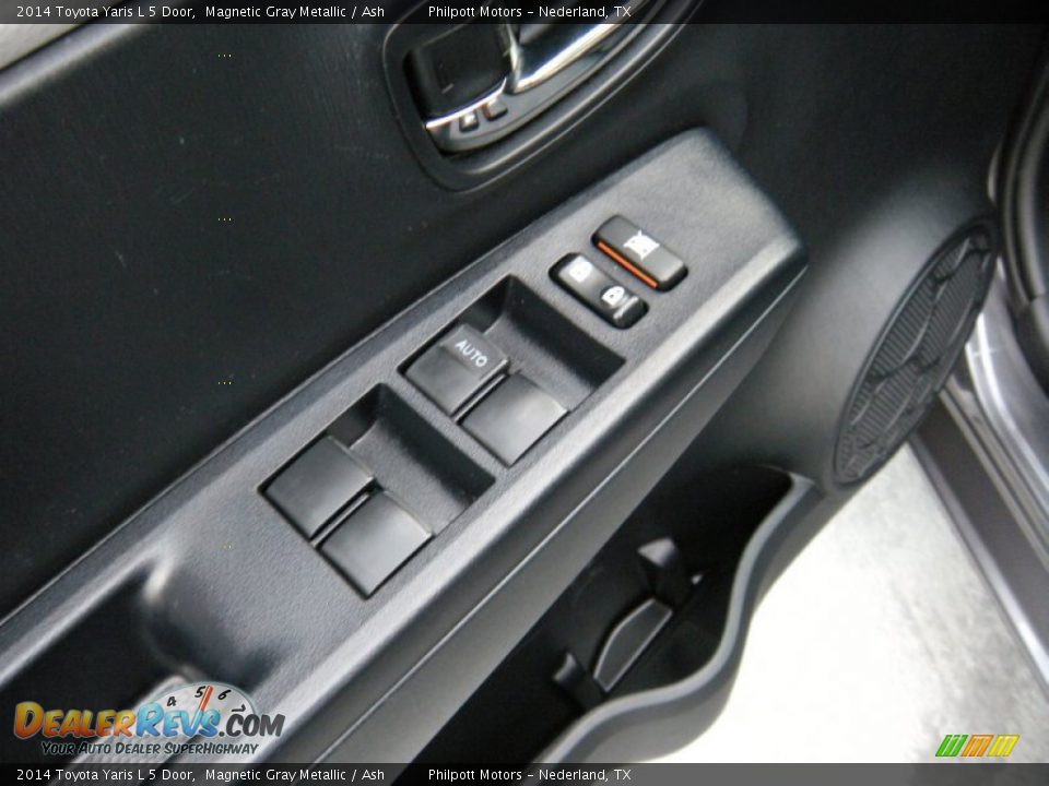 2014 Toyota Yaris L 5 Door Magnetic Gray Metallic / Ash Photo #34